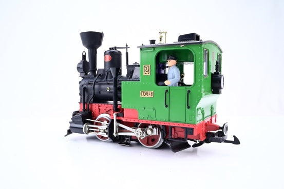 LGB G Gauge 20212 Green 0-4-0 Stainz Steam Locomotive No.2 - Unboxed