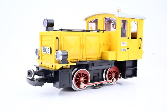 LGB G Gauge 20900 0-4-0 Shunter Locomotive Yellow No.3005 - DCC Fitted, Unboxed