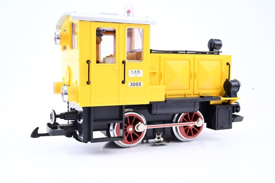 LGB G Gauge 20900 0-4-0 Shunter Locomotive Yellow No.3005 - DCC Fitted, Unboxed