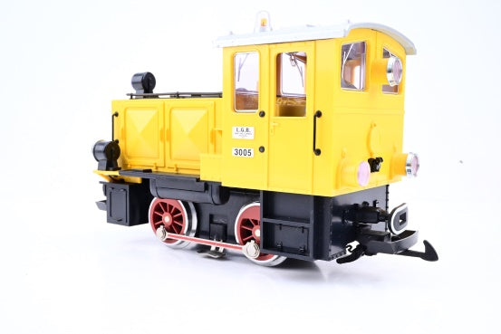 LGB G Gauge 20900 0-4-0 Shunter Locomotive Yellow No.3005 - DCC Fitted, Unboxed