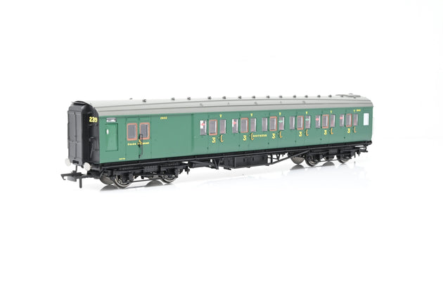 Hornby OO Gauge R4338B SR Maunsell 6 Compartment No.2802 - Boxed
