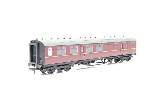 Bachmann OO Gauge 34-462 Thompson 2nd Class Brake Corridor BR Maroon No.E16857E - Boxed