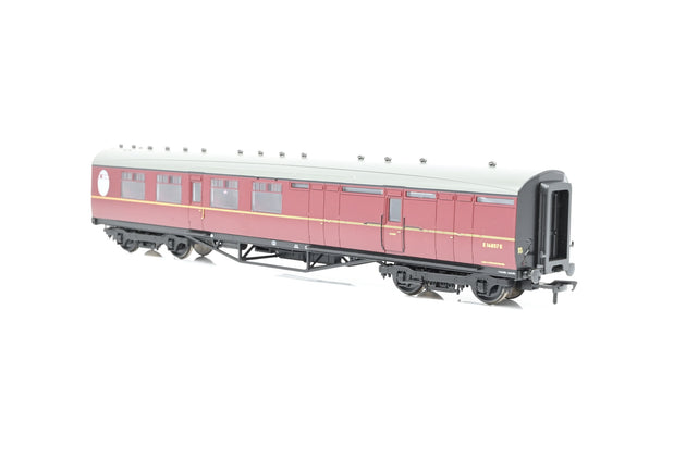 Bachmann OO Gauge 34-462 Thompson 2nd Class Brake Corridor BR Maroon No.E16857E - Boxed