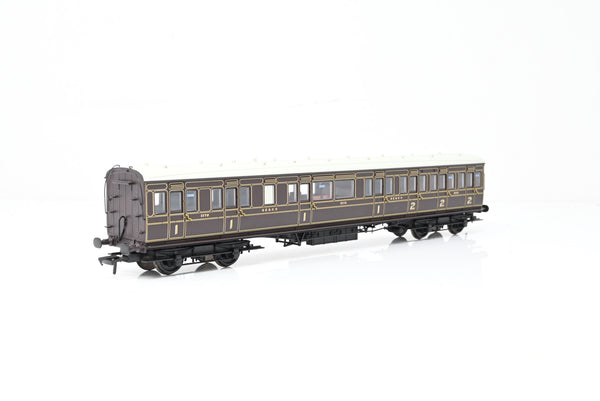 Bachmann OO Gauge 39-610 SE&CR 60ft Birdcage Composite Lavatory Coach Dark Lake Livery No.1178 - Boxed