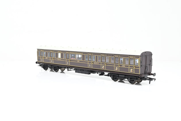Bachmann OO Gauge 39-610 SE&CR 60ft Birdcage Composite Lavatory Coach Dark Lake Livery No.1178 - Boxed