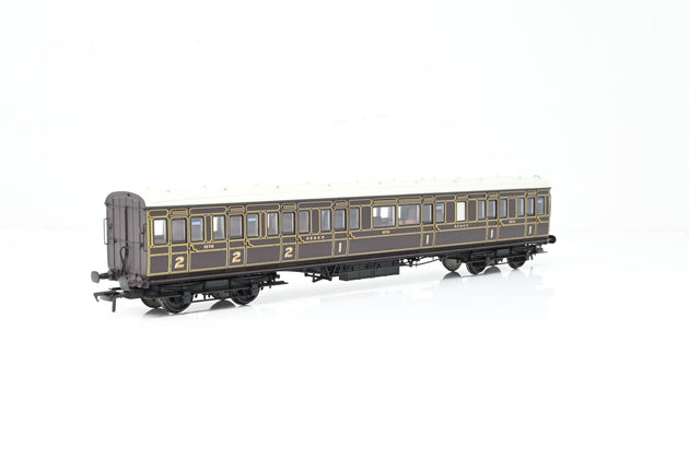 Bachmann OO Gauge 39-610 SE&CR 60ft Birdcage Composite Lavatory Coach Dark Lake Livery No.1178 - Boxed