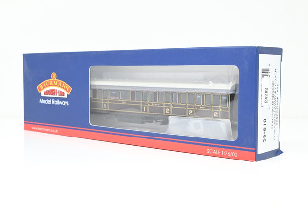 Bachmann OO Gauge 39-610 SE&CR 60ft Birdcage Composite Lavatory Coach Dark Lake Livery No.1178 - Boxed
