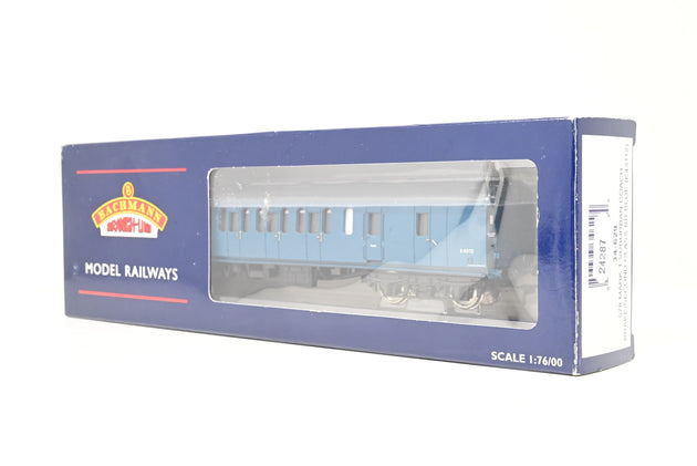 Bachmann OO Gauge 34-629 57ft MK1 Suburban Brake Coach 2nd Class BR Blue No.E43112 - Boxed