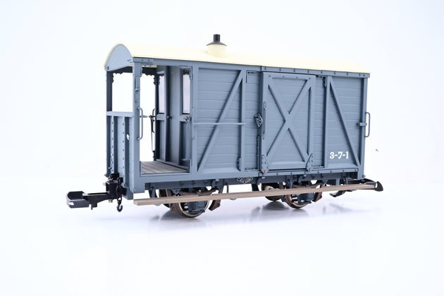 Accucraft 16mm Scale (32/45mm Gauge) GW Dark Grey W&L Brake Van Data Only - Boxed