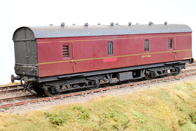 Kit Built O Gauge LMS Period III 42' General Utility Van No.37786 - Unboxed