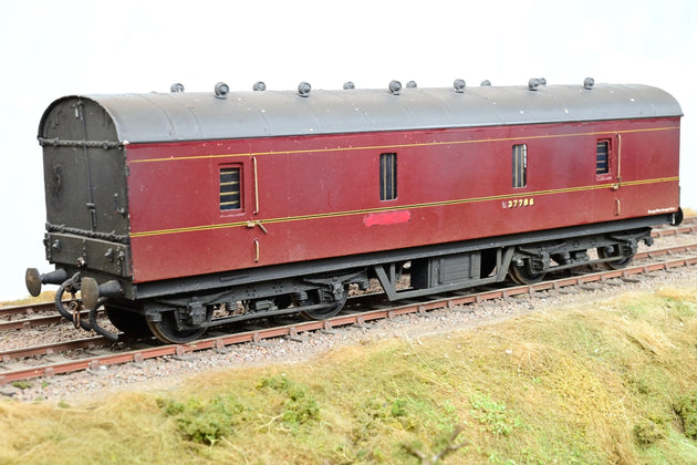 Kit Built O Gauge LMS Period III 42' General Utility Van No.37786 - Unboxed