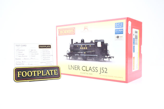 Hornby OO Gauge R30366 LNER Class J52 No.4225 - DCC Sound, Boxed