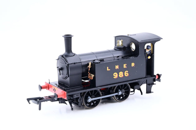Rapido Trains OO Gauge 932006 LNER Black Class Y7 No.986 - DCC Sound, Boxed