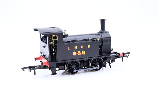 Rapido Trains OO Gauge 932006 LNER Black Class Y7 No.986 - DCC Sound, Boxed