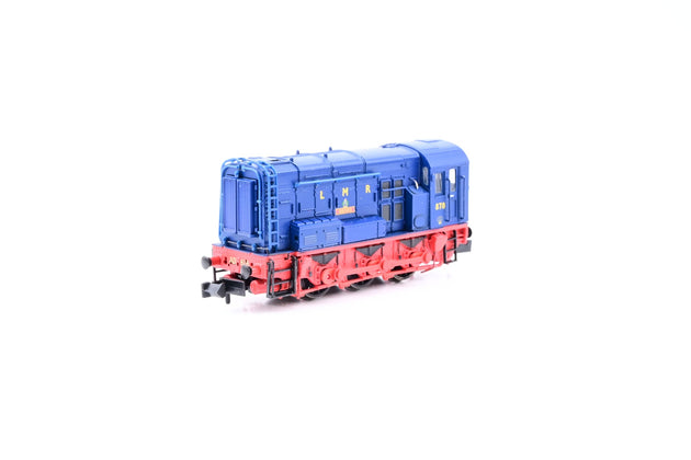 Graham Farish N Gauge 371-020K LMR Blue Class 08 Diesel Shunter No.878 'Basra' - Limited Edition, Boxed