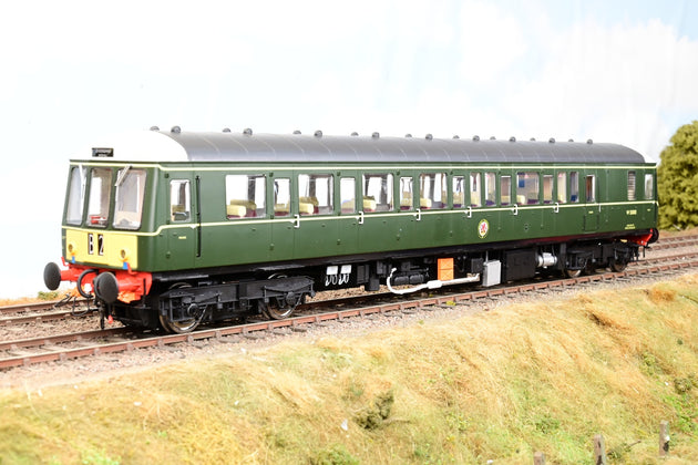 Heljan O Gauge 1221 BR Green Late Crest w/ SYP Class 122 Railcar No.W55005 - Boxed