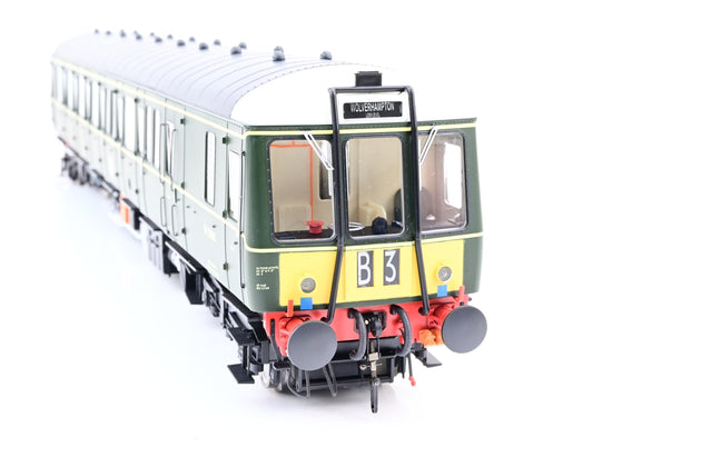Heljan O Gauge 1221 BR Green Late Crest w/ SYP Class 122 Railcar No.W55005 - Boxed
