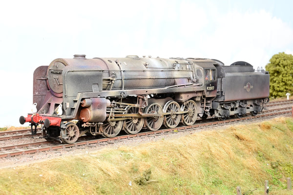 55H O Gauge BR Black Class 9F No.92007 - DCC Sound, Lights, Boxed