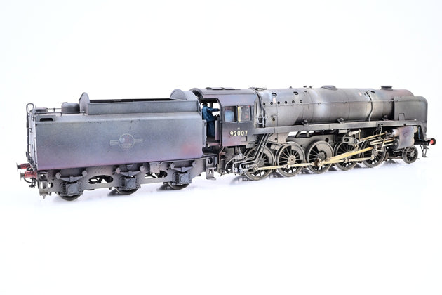 55H O Gauge BR Black Class 9F No.92007 - DCC Sound, Lights, Boxed