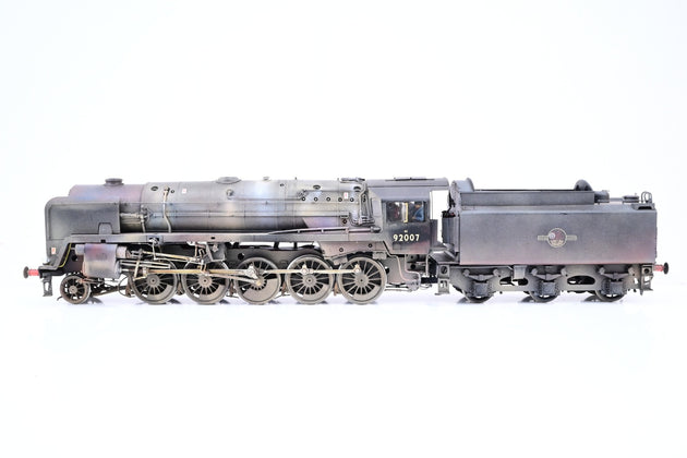 55H O Gauge BR Black Class 9F No.92007 - DCC Sound, Lights, Boxed