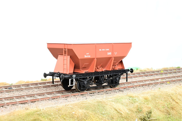 Dapol O Gauge 7F-033-004 24 Ton Steel Hopper Bauxite No.B437221 - Boxed