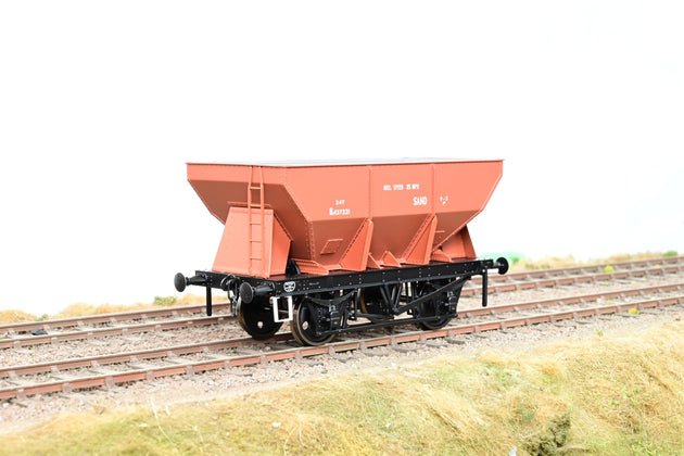 Dapol O Gauge 7F-033-004 24 Ton Steel Hopper Bauxite No.B437221 - Boxed
