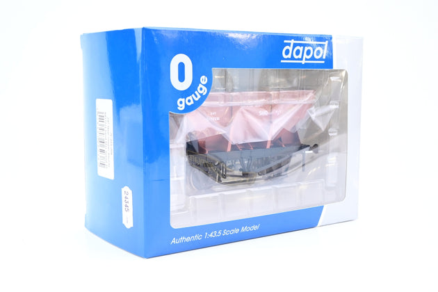 Dapol O Gauge 7F-033-004 24 Ton Steel Hopper Bauxite No.B437221 - Boxed