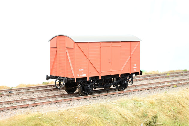 Dapol O Gauge 7F-066-005 GW Standard 12 Ton Vanfit BR Bauxite No.W145570 - Boxed