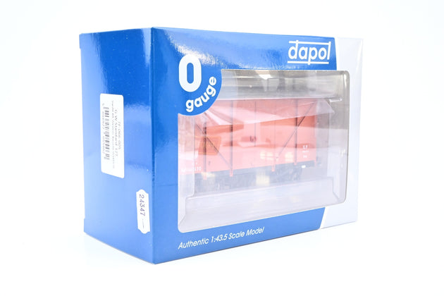 Dapol O Gauge 7F-066-005 GW Standard 12 Ton Vanfit BR Bauxite No.W145570 - Boxed