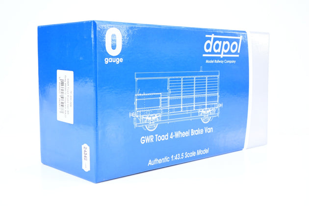 Dapol O Gauge 7F-300-006  BR Grey ex-GWR Toad Brake Van No.W68673 - Boxed