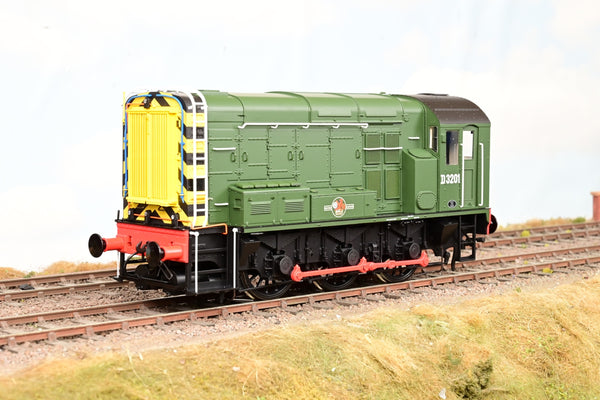 Dapol O Gauge 7D-008-019 BR Green Class 08 Diesel Shunter No.D3201 - DCC Sound, Boxed