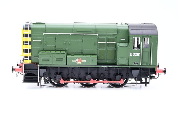 Dapol O Gauge 7D-008-019 BR Green Class 08 Diesel Shunter No.D3201 - DCC Sound, Boxed