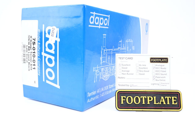 Dapol O Gauge 7S-010-011 BR Black Terrier A1X No.32636 - Boxed