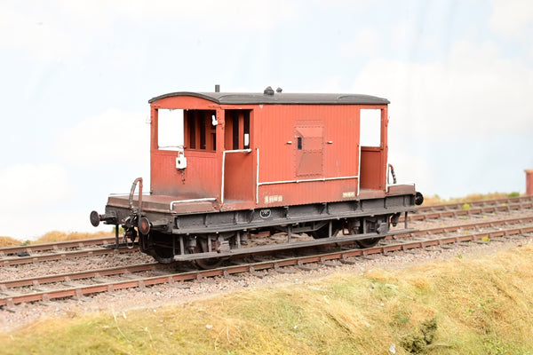 Kit Built O Gauge BR 20 Ton Brake Van with working Tail Light No.B954853