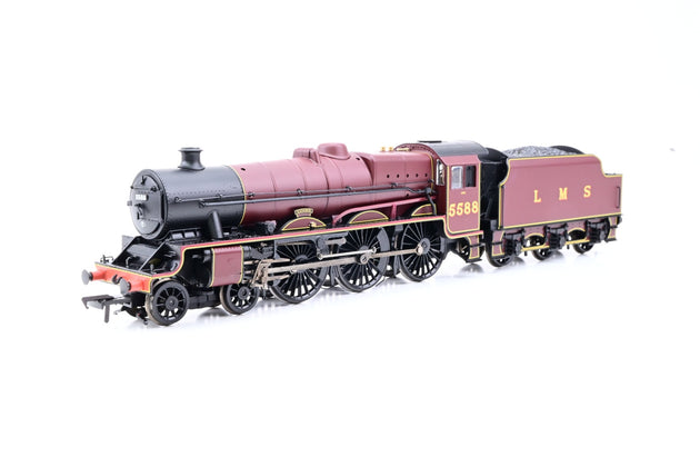 Bachmann OO Gauge 31-187DS LMS Crimson Jubilee Class No.5588 'Kashmir' - DCC Sound, Boxed
