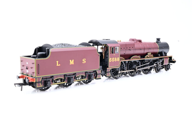 Bachmann OO Gauge 31-187DS LMS Crimson Jubilee Class No.5588 'Kashmir' - DCC Sound, Boxed