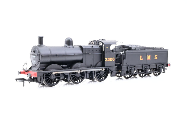 Bachmann OO Gauge 31-627B LMS Black Class 3F No.3520 - Boxed