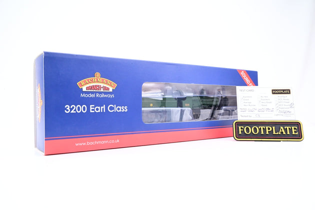 Bachmann OO Gauge 31-090DS GWR Green Earl Class 3200 No.6206 'Earl of Plymouth' - Boxed