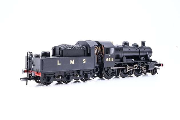 Bachmann OO Gauge 32-830A LMS Black Ivatt Class 2MT 2-6-0 No.6418 - Boxed