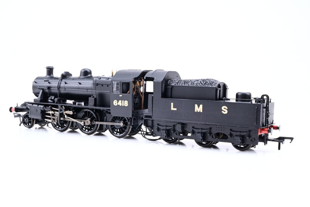 Bachmann OO Gauge 32-830A LMS Black Ivatt Class 2MT 2-6-0 No.6418 - Boxed