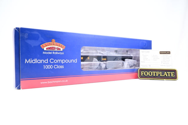Bachmann OO Gauge 31-931 LMS Black Midland Compound No.1189 - Boxed