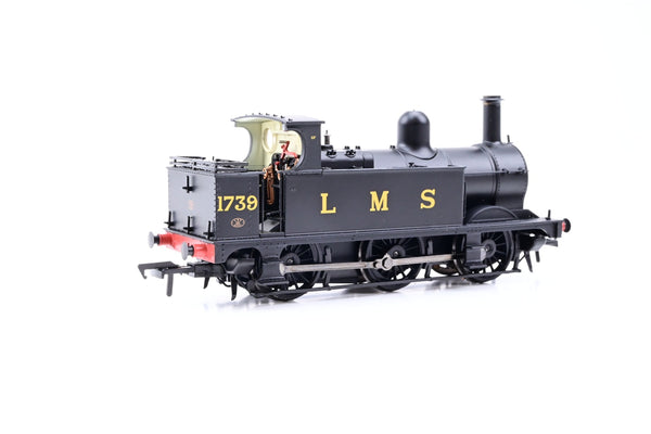Bachmann OO Gauge 31-433 LMS Black Midland Class 1F No.1739 - Boxed