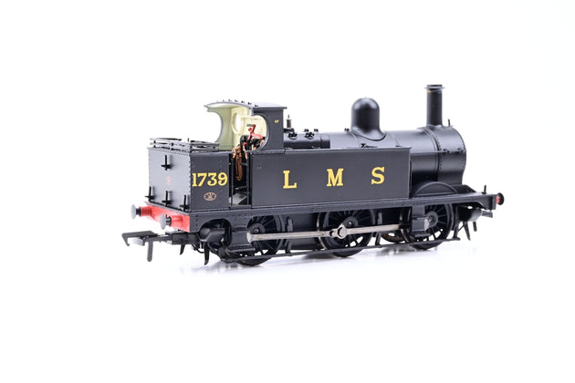Bachmann OO Gauge 31-433 LMS Black Midland Class 1F No.1739 - Boxed
