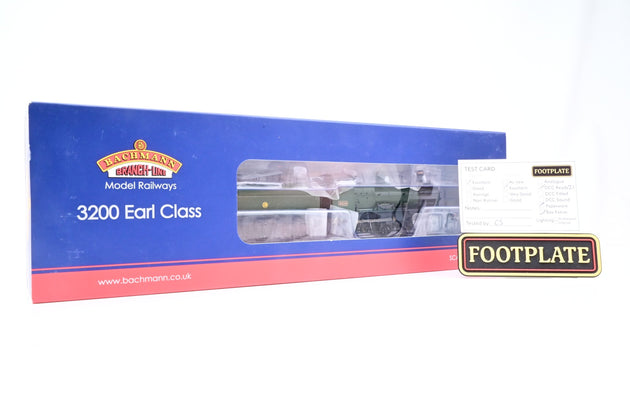 Bachmann OO Gauge 31-089 GWR Green Earl Class 3200 No.3214 - Boxed