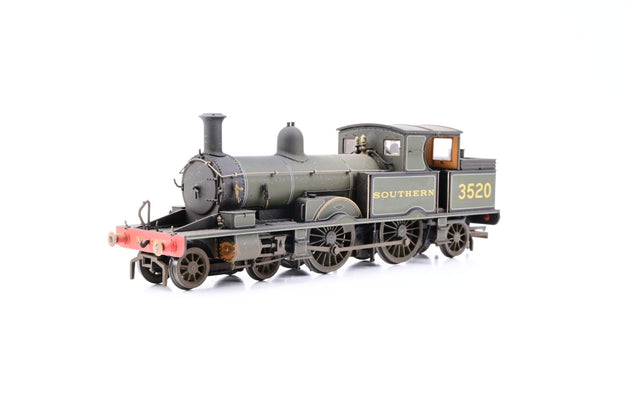 Oxford Rail OO Gauge OR76AR006 SR Green 4-4-2T Adams Radial Class 415 No.3520 - TMC Weathered, Boxed
