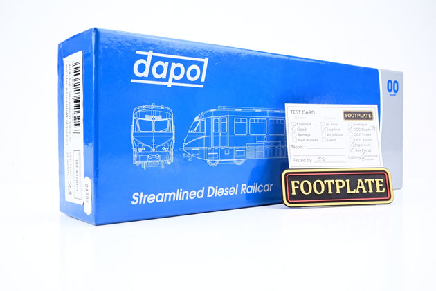 Dapol OO Gauge 4D-011-001 GWR Chocolate & Cream Streamlined Railcar No.12 - Boxed