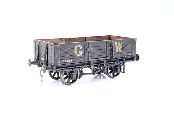 Kit Built Gauge 1 (1:32 Scale) GW 5 Plank Open Wagon No.109458