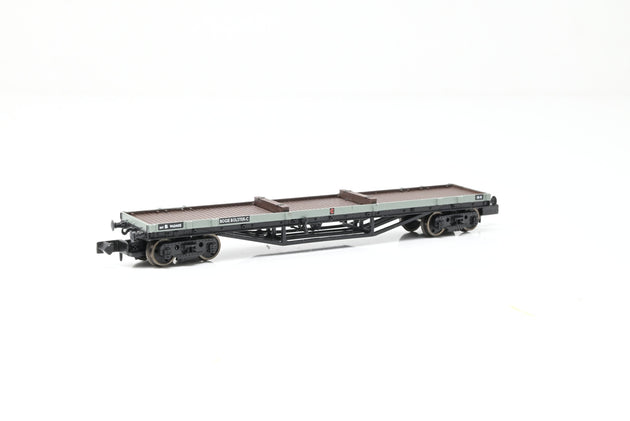 Graham Farish N Gauge 373-926 BR Grey 30T Bogie Bolster Wagon No.B943405 - Boxed