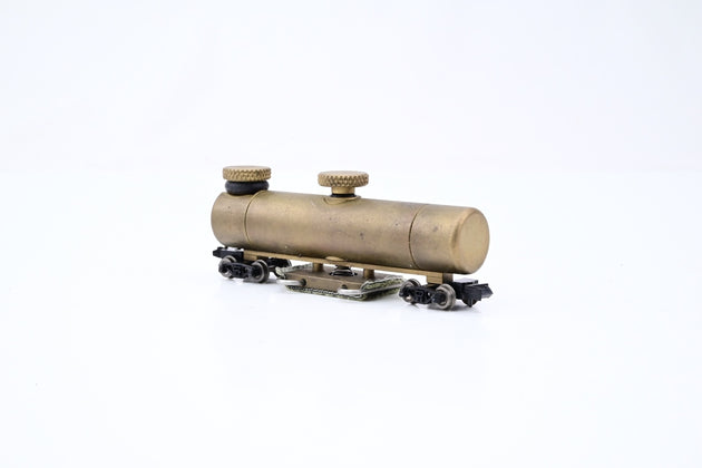 CMX N Gauge 'The Clean Machine' Solid Brass Track Cleaning Wagon - Boxed