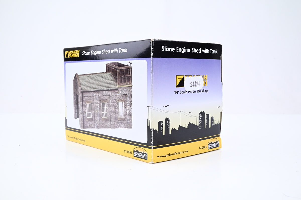 Graham Farish N Gauge 42-0002 Scenecraft Building 'Stone Engine Shed w